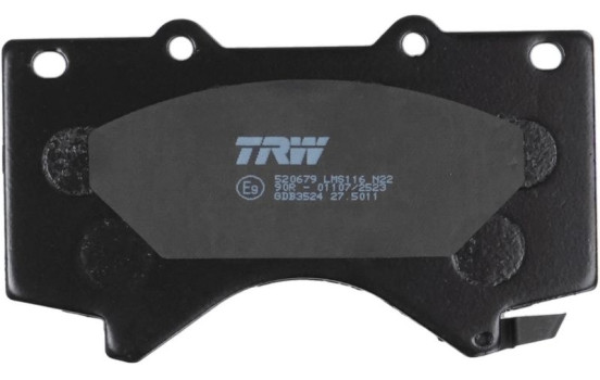 Bromsbeläggssats, skivbroms COTEC GDB3524 TRW, bild 6