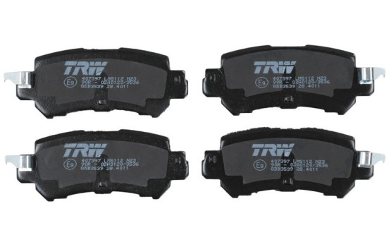 Bromsbeläggssats, skivbroms COTEC GDB3539 TRW, bild 3