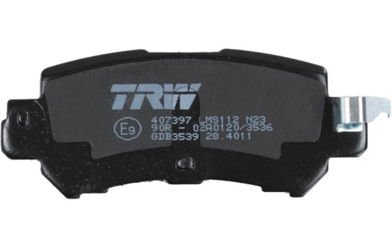 Bromsbeläggssats, skivbroms COTEC GDB3539 TRW, bild 5