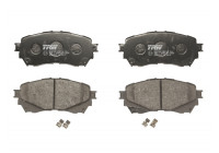 Bromsbeläggssats, skivbroms COTEC GDB3580 TRW