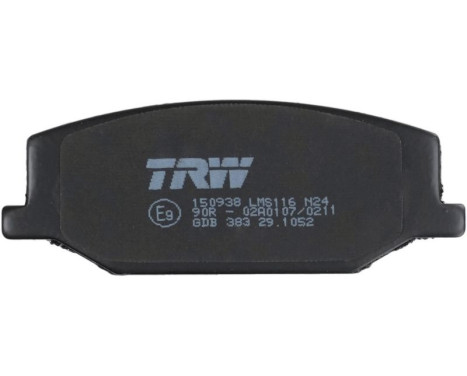 Bromsbeläggssats, skivbroms COTEC GDB383 TRW, bild 6