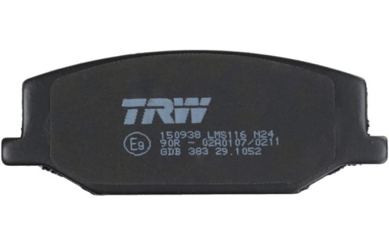 Bromsbeläggssats, skivbroms COTEC GDB383 TRW, bild 6