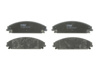 Bromsbeläggssats, skivbroms COTEC GDB4134 TRW