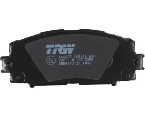 Bromsbeläggssats, skivbroms COTEC GDB4173 TRW, bild 6