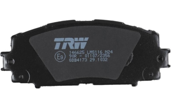 Bromsbeläggssats, skivbroms COTEC GDB4173 TRW, bild 6