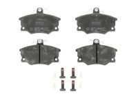 Bromsbeläggssats, skivbroms COTEC GDB458 TRW