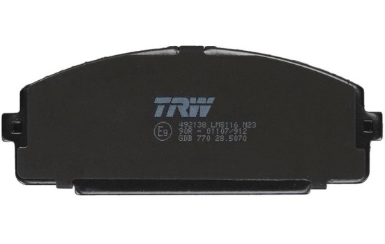 Bromsbeläggssats, skivbroms COTEC GDB770 TRW, bild 6