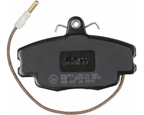 Bromsbeläggssats, skivbroms COTEC GDB807 TRW, bild 7