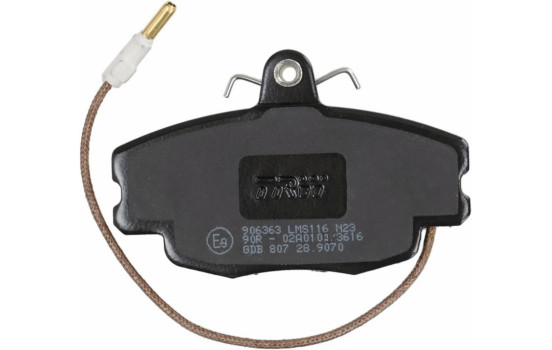 Bromsbeläggssats, skivbroms COTEC GDB807 TRW, bild 7