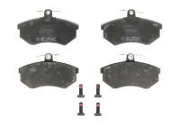 Bromsbeläggssats, skivbroms COTEC GDB826 TRW
