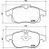 Bromsbeläggssats, skivbroms DIRECTIONAL BRAKE PADS P 10 011 Brembo, miniatyr 2
