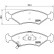 Bromsbeläggssats, skivbroms DIRECTIONAL BRAKE PADS P 30 062 Brembo, miniatyr 2