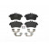 Bromsbeläggssats, skivbroms DIRECTIONAL BRAKE PADS P 50 057 Brembo
