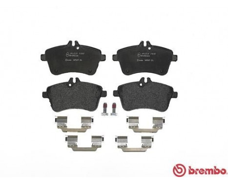 Bromsbeläggssats, skivbroms DIRECTIONAL BRAKE PADS P 50 057 Brembo, bild 2