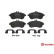 Bromsbeläggssats, skivbroms DIRECTIONAL BRAKE PADS P 50 067 Brembo, miniatyr 2