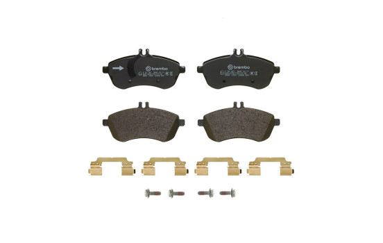 Bromsbeläggssats, skivbroms DIRECTIONAL BRAKE PADS P 50 067 Brembo, bild 4