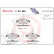 Bromsbeläggssats, skivbroms DIRECTIONAL BRAKE PADS P 50 069 Brembo, miniatyr 3