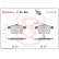 Bromsbeläggssats, skivbroms DIRECTIONAL BRAKE PADS P 85 052 Brembo, miniatyr 3