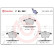 Bromsbeläggssats, skivbroms DIRECTIONAL BRAKE PADS P 85 062 Brembo, miniatyr 3