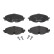 Bromsbeläggssats, skivbroms DIRECTIONAL BRAKE PADS P 85 147 Brembo