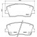 Bromsbeläggssats, skivbroms DIRECTIONAL BRAKE PADS P30108 Brembo, miniatyr 2