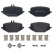 Bromsbeläggssats, skivbroms DIRECTIONAL BRAKE PADS P50161 Brembo, miniatyr 2