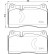 Bromsbeläggssats, skivbroms DIRECTIONAL BRAKE PADS P85159 Brembo, miniatyr 2