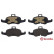 Bromsbeläggssats, skivbroms DIRECTIONAL BRAKE PADS P85160 Brembo, miniatyr 3