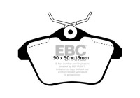 Bromsbeläggssats, skivbroms DP1096 EBC