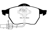 Bromsbeläggssats, skivbroms DP1114 EBC