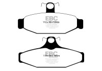 Bromsbeläggssats, skivbroms DP1167 EBC