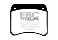 Bromsbeläggssats, skivbroms DP128 EBC