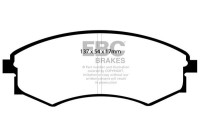 Bromsbeläggssats, skivbroms DP1358 EBC
