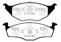 Bromsbeläggssats, skivbroms DP1433 EBC