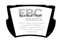 Bromsbeläggssats, skivbroms DP145 EBC