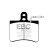 Bromsbeläggssats, skivbroms DP190 EBC