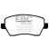 Bromsbeläggssats, skivbroms DP1903 EBC