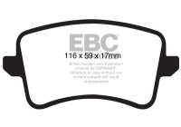 Bromsbeläggssats, skivbroms DP1988 EBC