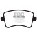 Bromsbeläggssats, skivbroms DP1988 EBC