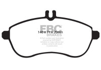 Bromsbeläggssats, skivbroms DP1989 EBC