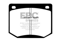 Bromsbeläggssats, skivbroms DP216 EBC