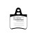 Bromsbeläggssats, skivbroms DP222 EBC