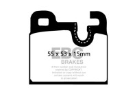 Bromsbeläggssats, skivbroms DP283 EBC