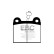 Bromsbeläggssats, skivbroms DP295 EBC