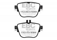 Bromsbeläggssats, skivbroms DP32337C EBC