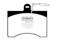 Bromsbeläggssats, skivbroms DP395 EBC