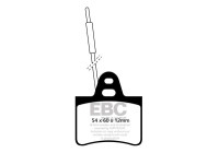 Bromsbeläggssats, skivbroms DP412 EBC