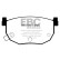Bromsbeläggssats, skivbroms DP528 EBC