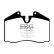 Bromsbeläggssats, skivbroms DP612 EBC