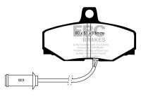 Bromsbeläggssats, skivbroms DP757 EBC